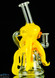 Yellow Octopus Recycler by Als Boro Creations  #468