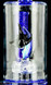 Ocean Dichroic Tube with Stingray Sculpture by Turtle Time #553