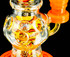 Orange & Yellow Faberge Rig by dynamic glass #575
