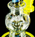 UV yellow & blue Faberge Rig by dynamic glass #576
