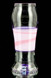 Pink line tubing pint glass with purple lips by Steve k #40