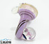 Pink Fumed Butter Sherlock Pipe by Steve K #282