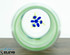 Blue Butter Pint Glass with Slime Lip Wrap by Steve Kelnhofer #45