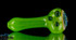 Green Flower Spoon by Colt Glass and Florin Glass #400