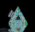 Quantum Opal Triangle Pendant by Kravin Glass and Graphic Zack #89