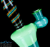 Water Pipe Bong - Ziggy Stardust and Green Thin Butter Mini Tube by Steve K #878