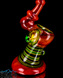 Bubbler Water Pipe - Blood Butter and Line Work Bubbler by Steve K #881