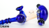 Bubbler Water Pipe - Cobalt and Dichro Bubbler by Steve K #920