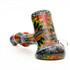 Flower Pipe - Wig Wag Hammer Pipe with UV Accents by Andy G. #451