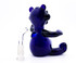 Water Pipe Bong - Blue Heady Teddy Rig by Trouble the Maker #1031