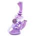 Water Pipe Bong - Pink and Purple Gold Butter Recycler by Steve K #13