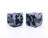 Cremation Memorial Art - Glass Dice by Simply Jeff Glass (Set of 2)