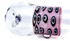 Custom Pink Butter Dots Glass Water Bottle by Steve K. #62