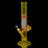 Water Pipe Bong - CFL Reactive Yellow Skull Hendy Tube by Hendy Glass #1060