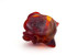 Glass Jewelry - Red Blickey Pendant by Casto Glass #145