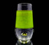 Handmade green glass drinking glass #107