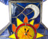 Color Changing Stained Glass Lamp and Clock