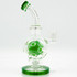 Elev8 Glass Sea Mine Dab Rig and Water Pipe Green