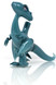 Teal Dino Dab Rig by Dan Evans Glass #167