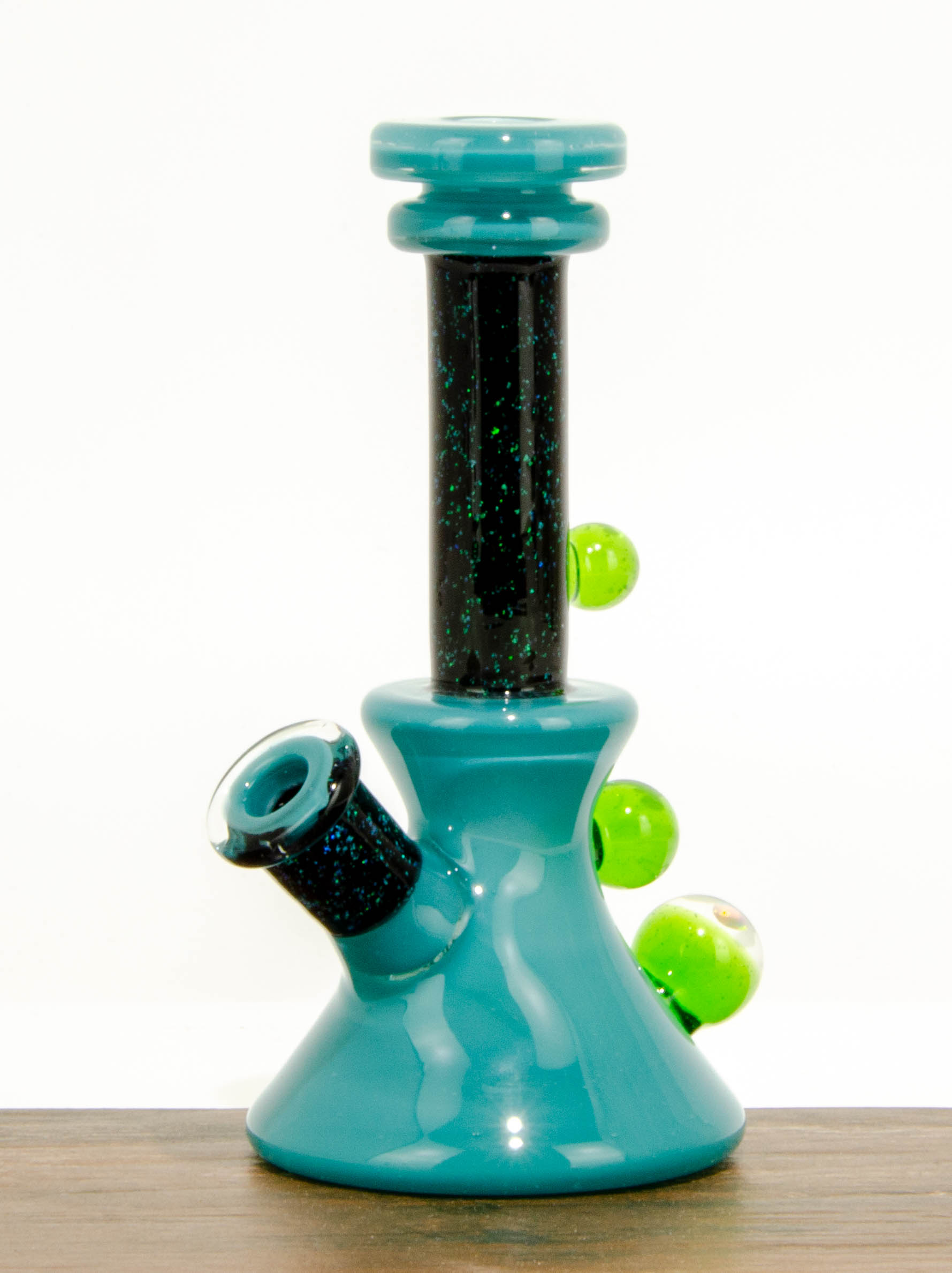 Teal Blue Crushed Opal Time Tube by Happy 601 - Elev8