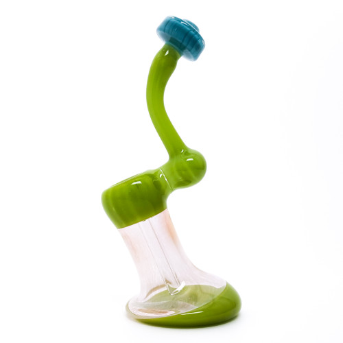 Bubbler Water Pipe Amazon and Ocean Butter Bubbler with Fuming by