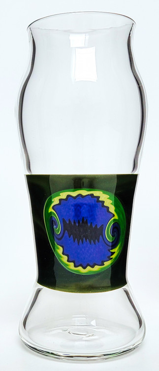 Drinking Glass - Butter and Line Work Pint Glass by Shimkus Glass #14 ...