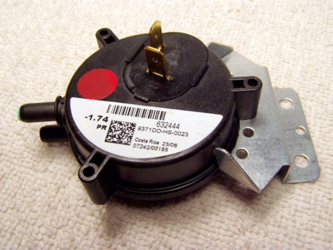 Nordyne 632444R SPST PRESSURE SWITCH