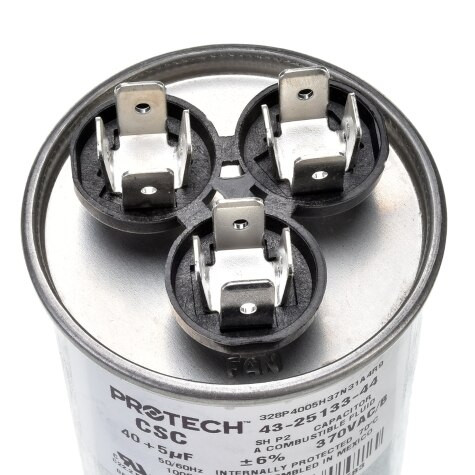 Supplies Depot: Rheem 43-25133-04 Capacitor - 40/3/370 Dual Round