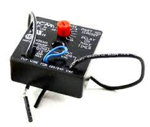 ICM Controls ICM102F Delay-On-Make Timer Adjustable Time Delay Relay and 6" Lead Wires