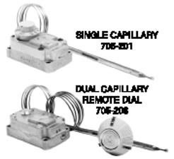 Robertshaw 705-207 Snap Throttle Operator Dual Cap 45/95F