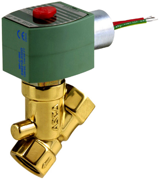 ASCO 8222G49 3/4" N/C 2/125# Steam Valve, Brass