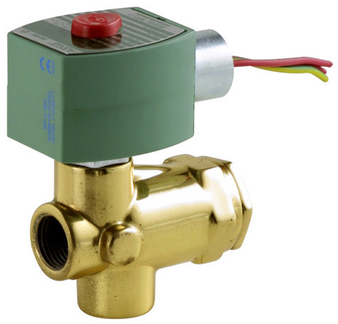 ASCO 8223G21 1/4" N/C 10/750# Hi-# Valve, Brass