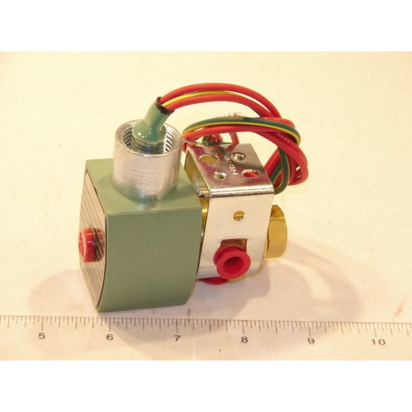 ASCO 8320G17 1/8" N/C, 3-Way 0/40# 120V Brass