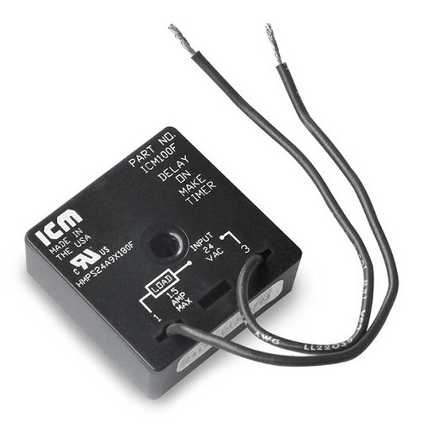 ICM #100F   18-30Vac Delay-On-Make Timer with 3 Minute Fixed Time Delay