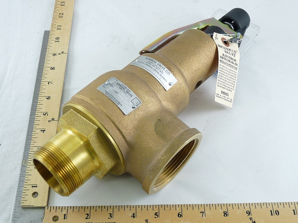 Kunkle Valve 6021JHT01-AM0150 2"X2.5" 150# 10818PPH Steam Relief Valve