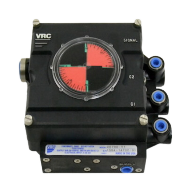 Bray VRC-VE700G-T1 Electro-Pneumatic Positioner