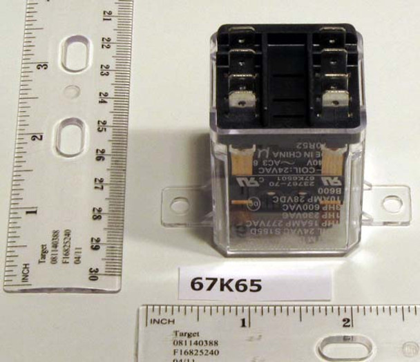 Lennox 67K65 24V DPDT Fan Relay