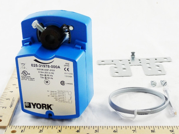 York Controls S1-025-31978-000 Bypass & Zone Damper Actuator