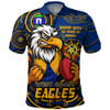 West Coast Eagles Polo Shirt NAIDOC Week A Legacy Forged in 50 Years Of Deadly Spirit