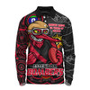 Essendon Long Sleeve Polo Shirt NAIDOC Week A Legacy Forged in 50 Years Of Deadly Spirit