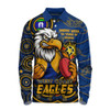 West Coast Eagles Long Sleeve Polo Shirt NAIDOC Week A Legacy Forged in 50 Years Of Deadly Spirit