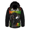 Penrith Panthers Hooded Padded Jacket Pride Rising Through 60 Seasons Of Glory