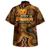 Indigenous Australian Aboriginal Hawaiian Shirt NAIDOC Week Golden Dreaming Dot Art