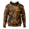 Indigenous Australian Aboriginal Hoodie NAIDOC Week Golden Dreaming Dot Art