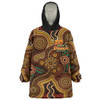 Indigenous Australian Aboriginal Snug Hoodie NAIDOC Week Golden Dreaming Dot Art