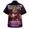 Queensland Maroons Hawaiian Shirt Origin Final Battle Rising Glory