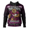 Queensland Maroons Hoodie Origin Final Battle Rising Glory
