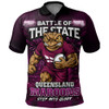 Queensland Maroons Polo Shirt Origin Final Battle Rising Glory