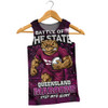 Queensland Maroons Men Singlet Origin Final Battle Rising Glory