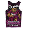 Queensland Maroons Men Singlet Origin Final Battle Rising Glory